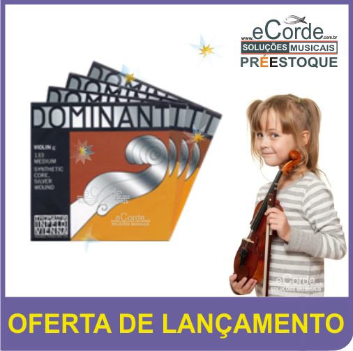Jogo de Cordas para Violino 1/4 - DOMINANT