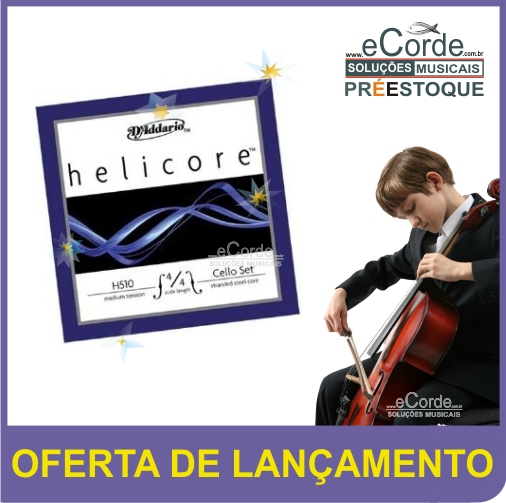 Jogo de Cordas para Baixo 1/4 - HELICORE