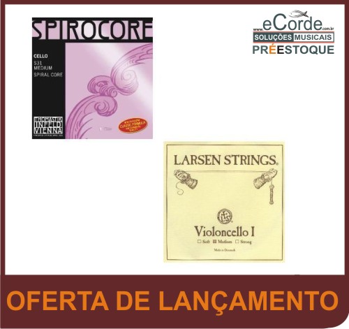 Set Montado Para Cello Solo - LARSEN SOLO + SPIROCORE