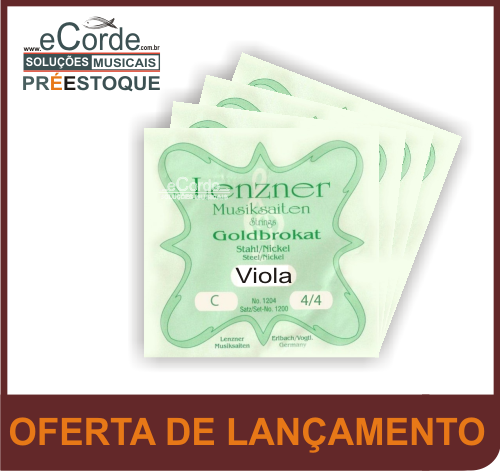 Jogo de Cordas Para Viola - LENZNER GOLDBROKAT