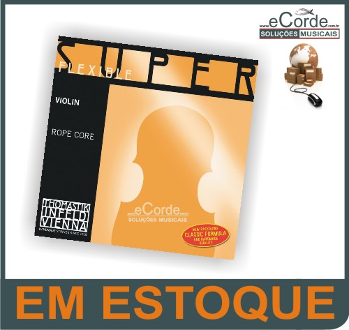 Jogo de Cordas para Violino - SUPERFLEXIBLE CROMO