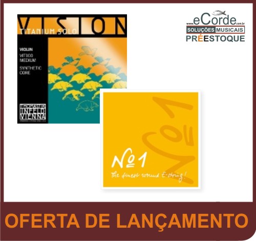 Set Montado Para Violino - VISION TITANIUM + PIRASTRO No.1