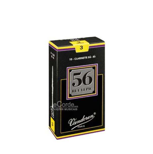 Caixa de Palhetas Vandoren 56 Rue Lepic - Clarineta Bb